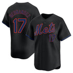 BIPIHUC NY.Mets #17 Keith Hernandez Player Black Alternate Home Limited Stitched Jerseys