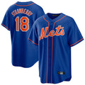 BIPIHUC NY.Mets #18 Darryl Strawberry Player Royal Home Game Stitched Jerseys