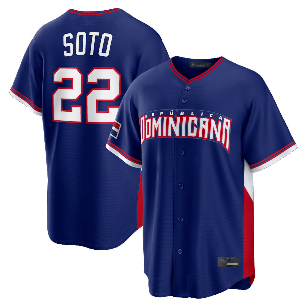 BIPIHUC NY.Mets #22 Juan Soto Player Royal 2026 World Classic Home Limited Stitched Jerseys