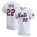 BIPIHUC NY.Mets #22 Juan Soto Player White Home Limited Elite Stitched Jerseys