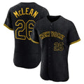 BIPIHUC NY.Mets #26 Nolan McLean Player Black Snake Skin City Home Game Stitched Jerseys