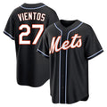 BIPIHUC NY.Mets #27 Mark Vientos Player Black Fashion Out Game Stitched Jerseys