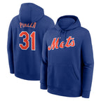 BIPIHUC NY.Mets #31 Mike Piazza Player Royal Club Pullover Hoodie Game Stitched Jerseys