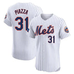 BIPIHUC NY.Mets #31 Mike Piazza Player White Home Limited Elite Stitched Jerseys