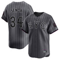 BIPIHUC NY.Mets #34 Kodai Senga Player Gray City Connect Limited Stitched Jerseys