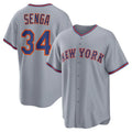 BIPIHUC NY.Mets #34 Kodai Senga Player Gray Road Home Game Stitched Jerseys