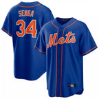 BIPIHUC NY.Mets #34 Kodai Senga Player Royal Home Game Stitched Jerseys