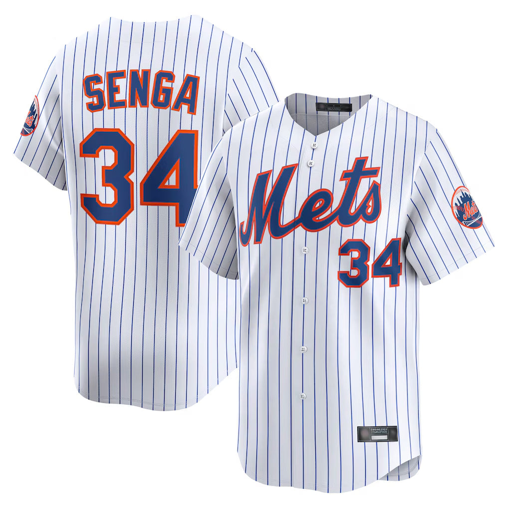 BIPIHUC NY.Mets #34 Kodai Senga Player White Home Limited Stitched Jerseys