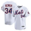 BIPIHUC NY.Mets #34 Kodai Senga Player White Home Limited Stitched Jerseys