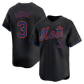 BIPIHUC NY.Mets #3 Carson Benge Player Black Alternate Home Limited Stitched Jerseys