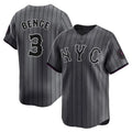 BIPIHUC NY.Mets #3 Carson Benge Player Gray City Connect Limited Stitched Jerseys