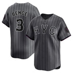 BIPIHUC NY.Mets #3 Carson Benge Player Gray City Connect Limited Stitched Jerseys
