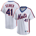 BIPIHUC NY.Mets #41 Tom Seaver Player White Cooperstown Collection T-shirt Game Stitched Jerseys