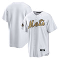 BIPIHUC NY.Mets Blank Player Gold Road Home Game Stitched Jerseys