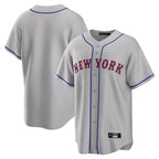 BIPIHUC NY.Mets Blank Player Gray Road Home Game Stitched Jerseys