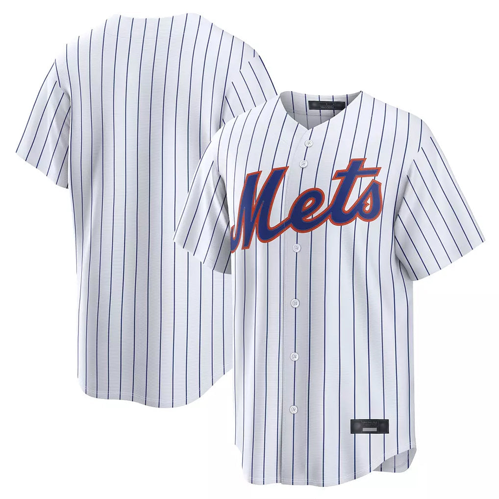 BIPIHUC NY.Mets Blank Player White Home Limited Stitched Jerseys
