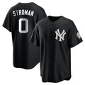 BIPIHUC NY.Yankees #0 Marcus Stroman Player Black Game Stitched Jerseys