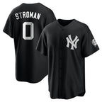 BIPIHUC NY.Yankees #0 Marcus Stroman Player Black Game Stitched Jerseys