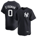 BIPIHUC NY.Yankees #0 Marcus Stroman Player Navy Alternate Limited Home Stitched Jerseys