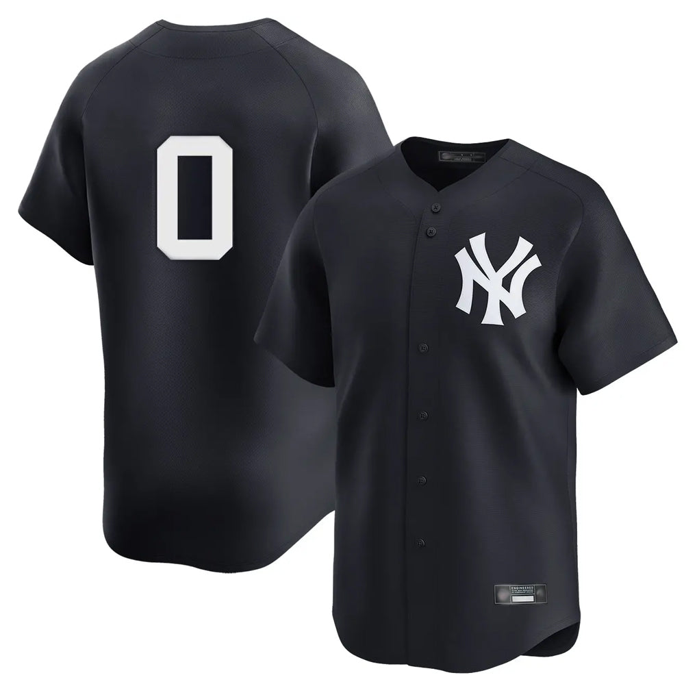 BIPIHUC NY.Yankees #0 Marcus Stroman Player Navy Alternate Limited Stitched Jerseys