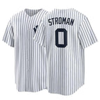 BIPIHUC NY.Yankees #0 Marcus Stroman Player White Game Home Stitched Jerseys