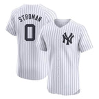 BIPIHUC NY.Yankees #0 Marcus Stroman Player White Limited Elite Home Stitched Jerseys