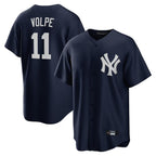 BIPIHUC NY.Yankees #11 Anthony Volpe Player Navy Game Stitched Jerseys