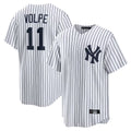 BIPIHUC NY.Yankees #11 Anthony Volpe Player White Game Home Stitched Jerseys