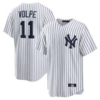 BIPIHUC NY.Yankees #11 Anthony Volpe Player White Game Home Stitched Jerseys
