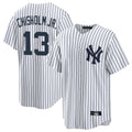 BIPIHUC NY.Yankees #13 Jazz Chisholm Jr Player White Game Home Stitched Jerseys