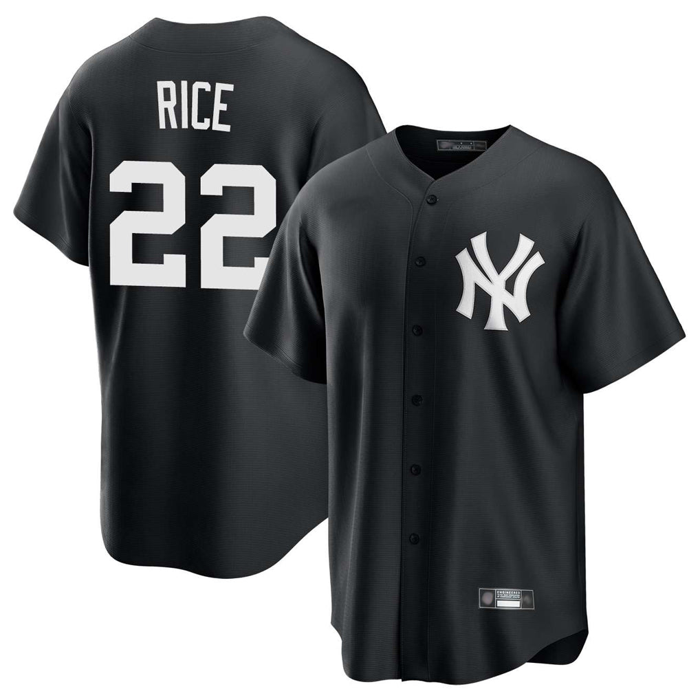 BIPIHUC NY.Yankees #22 Ben Rice Player Black Game Home Stitched Jerseys