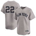 BIPIHUC NY.Yankees #22 Ben Rice Player Gray Limited Stitched Jerseys