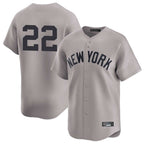 BIPIHUC NY.Yankees #22 Ben Rice Player Gray Limited Stitched Jerseys