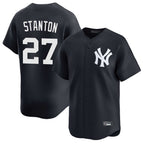 BIPIHUC NY.Yankees #27 Giancarlo Stanton Player Navy Limited Home Stitched Jerseys