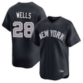 BIPIHUC NY.Yankees #28 Austin Wells Player Navy Limited Home Stitched Jerseys