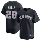BIPIHUC NY.Yankees #28 Austin Wells Player Navy Limited Home Stitched Jerseys