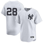 BIPIHUC NY.Yankees #28 Austin Wells Player White Limited Stitched Jerseys