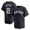 BIPIHUC NY.Yankees #2 Derek Jeter Player Navy Limited Game Stitched Jerseys