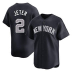 BIPIHUC NY.Yankees #2 Derek Jeter Player Navy Limited Game Stitched Jerseys