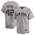 BIPIHUC NY.Yankees #42 Mariano Rivera Player Gray Limited Home Stitched Jerseys