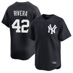 BIPIHUC NY.Yankees #42 Mariano Rivera Player Navy Alternate Limited Home Stitched Jerseys