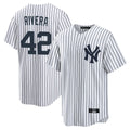 BIPIHUC NY.Yankees #42 Mariano Rivera Player White Game Home Stitched Jerseys