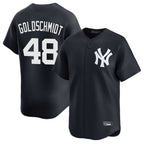 BIPIHUC NY.Yankees #48 Paul Goldschmidt Player Navy Limited Stitched Jerseys