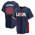 BIPIHUC NY.Yankees #48 Paul Goldschmidt Player Navy USA 2026 World Classic Limited Game Stitched Jerseys