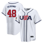 BIPIHUC NY.Yankees #48 Paul Goldschmidt Player White USA 2026 World Classic Limited Game Stitched Jerseys