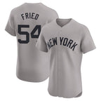 BIPIHUC NY.Yankees #54 Max Fried Player Gray Limited Elite Home Stitched Jerseys