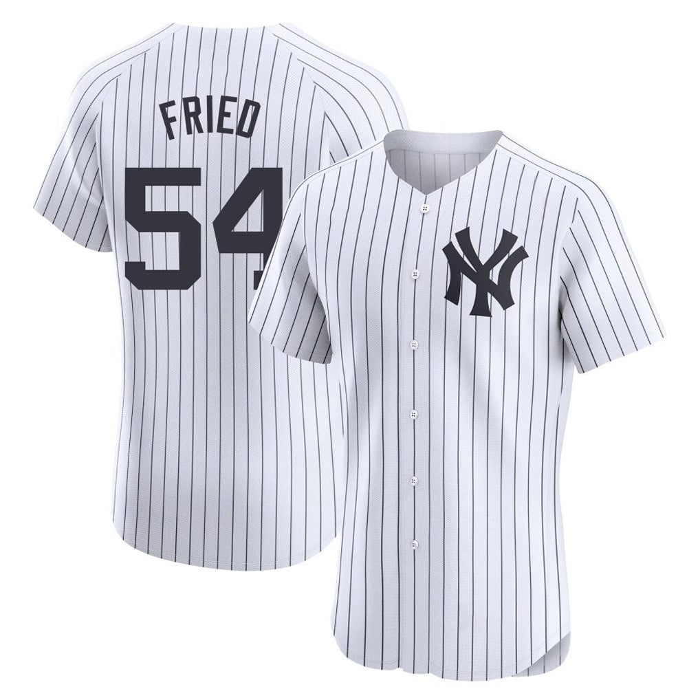 BIPIHUC NY.Yankees #54 Max Fried Player White Limited Elite Home Stitched Jerseys