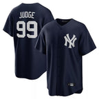 BIPIHUC NY.Yankees #99 Aaron Judge Player Navy Game Stitched Jerseys