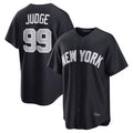 BIPIHUC NY.Yankees #99 Aaron Judge Player Navy Home Game Stitched Jerseys