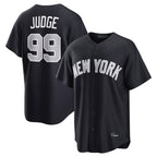 BIPIHUC NY.Yankees #99 Aaron Judge Player Navy Home Game Stitched Jerseys